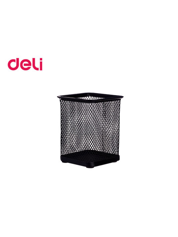 DELI ΜΟΛΥΒΟΘΗΚΗ ΜΕΤΑΛΛΙΚΗ ΤΕΤΡΑΓΩΝΗ 8x8x9cm ΜΑΥΡΗ